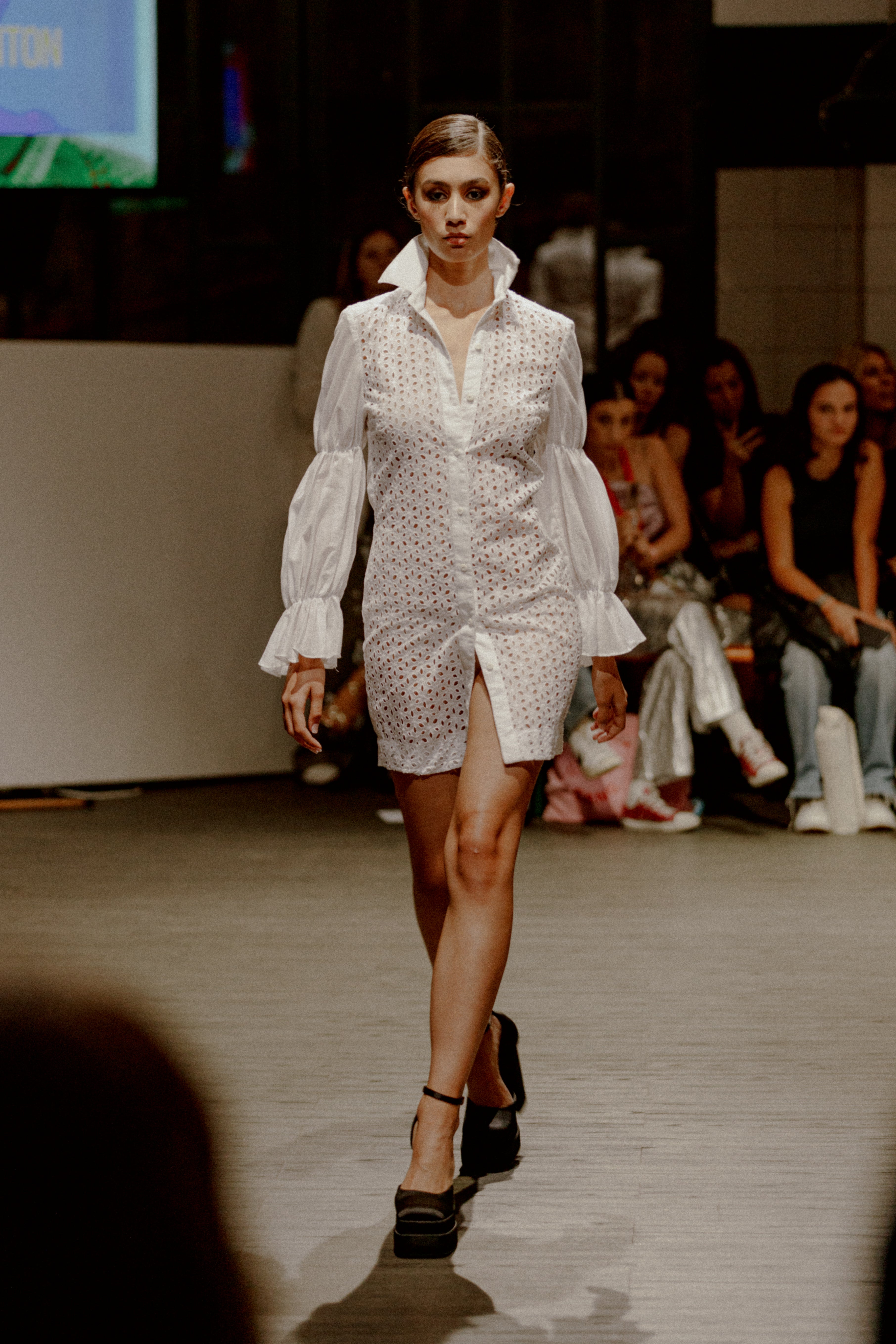 Eyelet Shirtdress