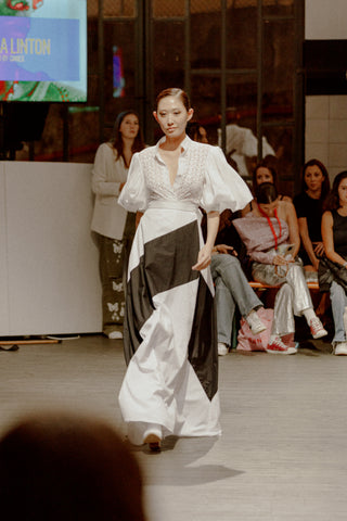 Silk Organza Blouse and Pants