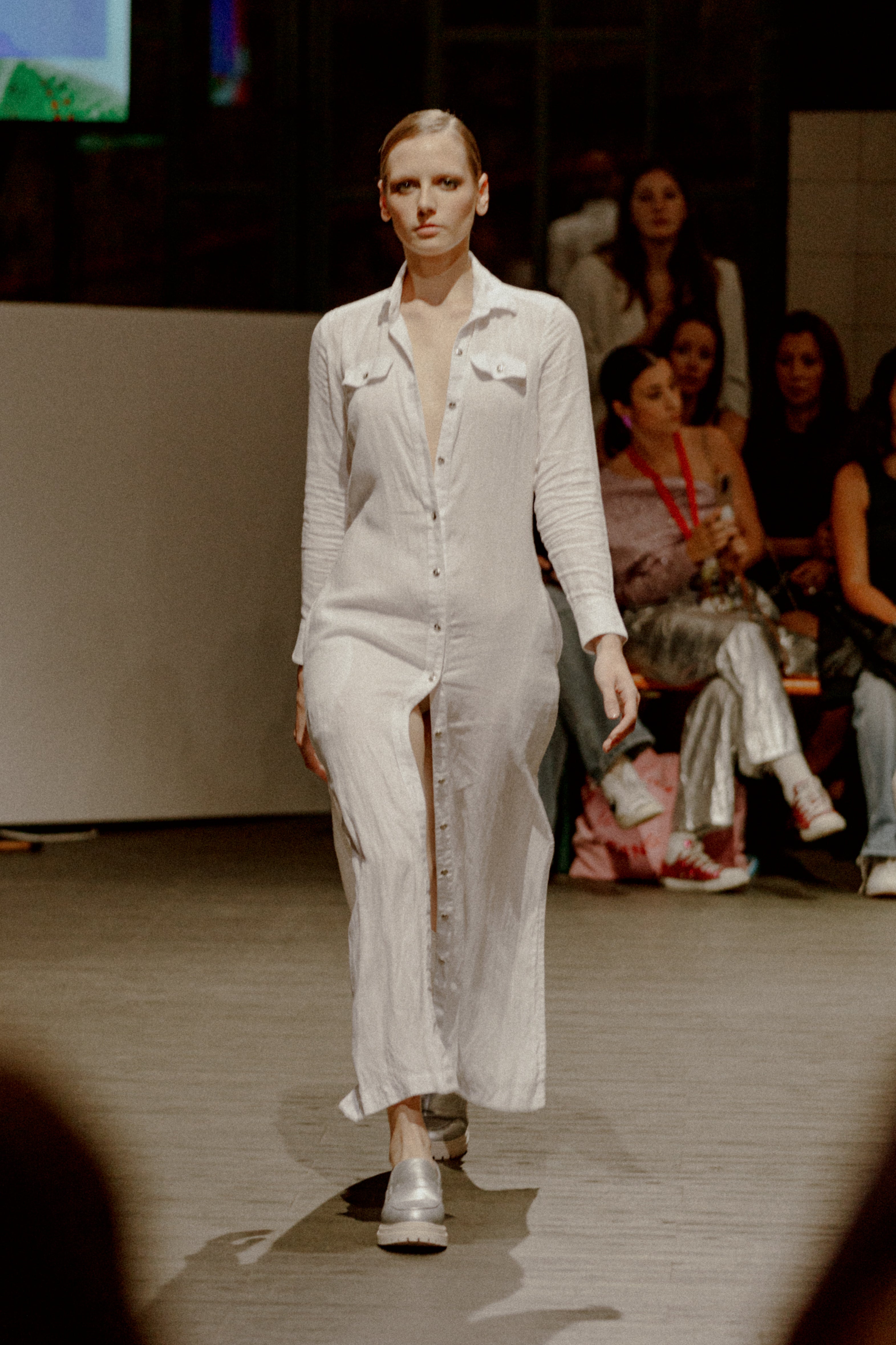 KL Maxi Linen Shirtdress