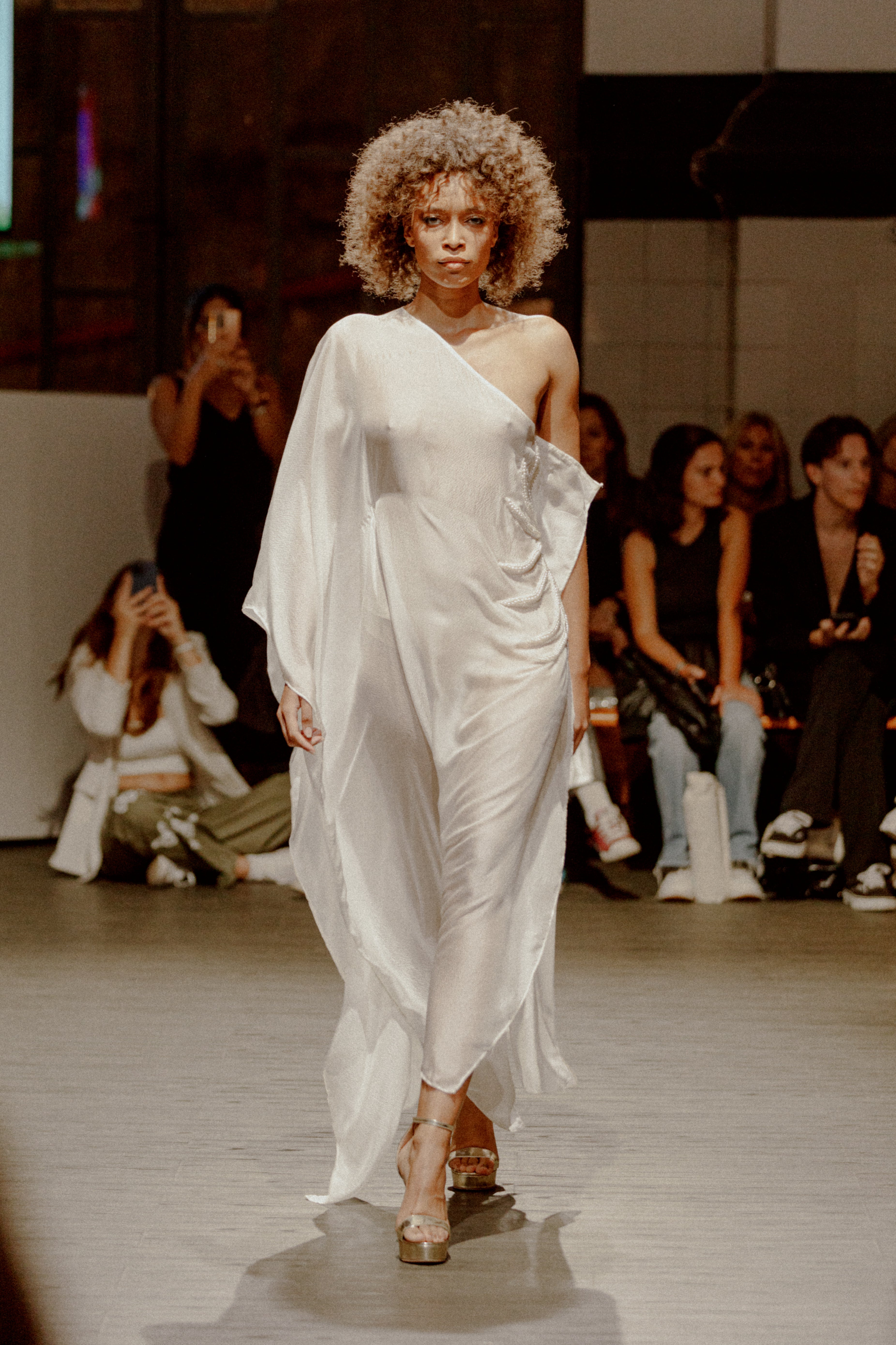 Silk Kaftan Gown