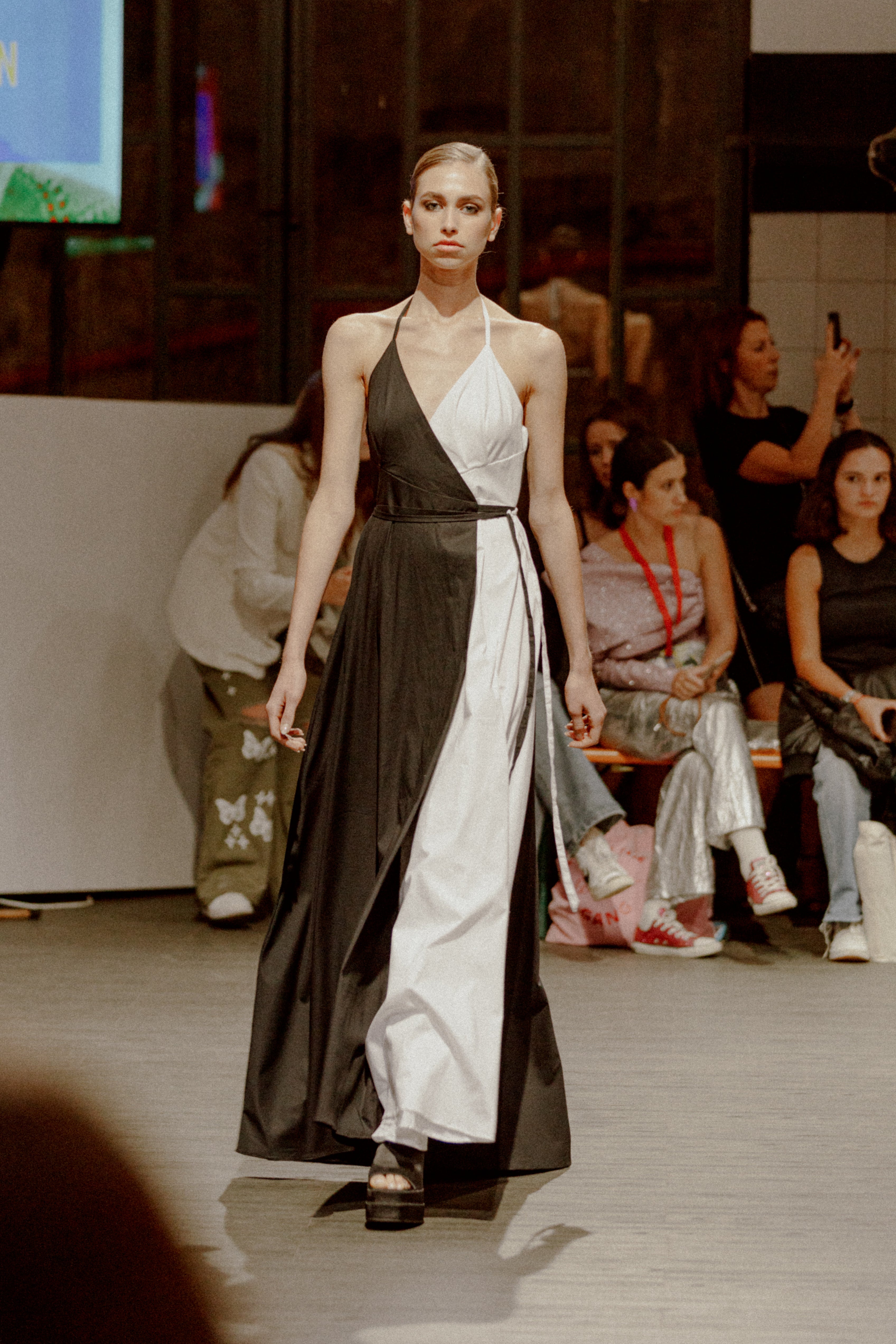 Yin and Yang Wrap Dress