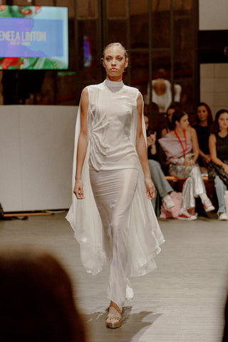 Black and White Bond Girl Gown